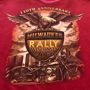 110th Anniversary Milwaukee Rally 2013 T-shirt